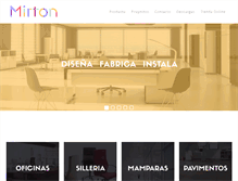 Tablet Screenshot of mirton.com